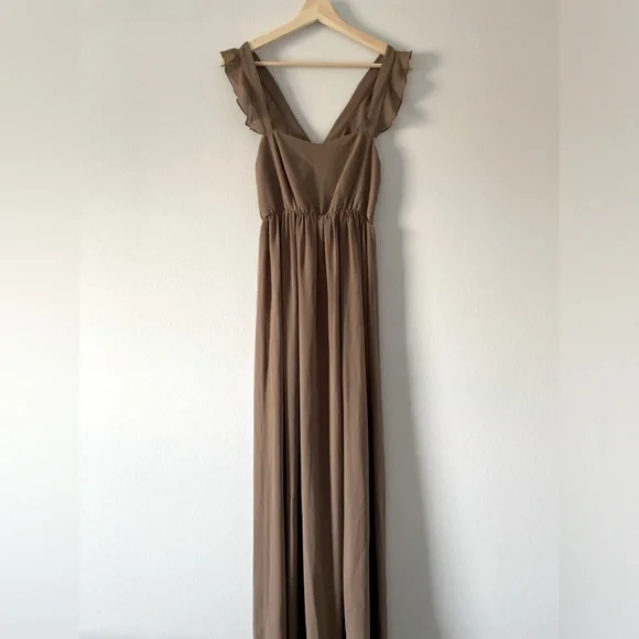 dune luxe satin bridesmaid dresses Bridesmaid Fabric Swatch, in Dune Luxe Satin